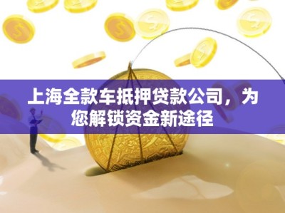 上海全款车抵押贷款公司，为您解锁资金新途径